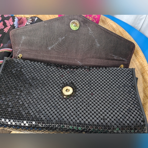 Whiting & Davis Black Chainmail Handbag - Picture 8 of 14